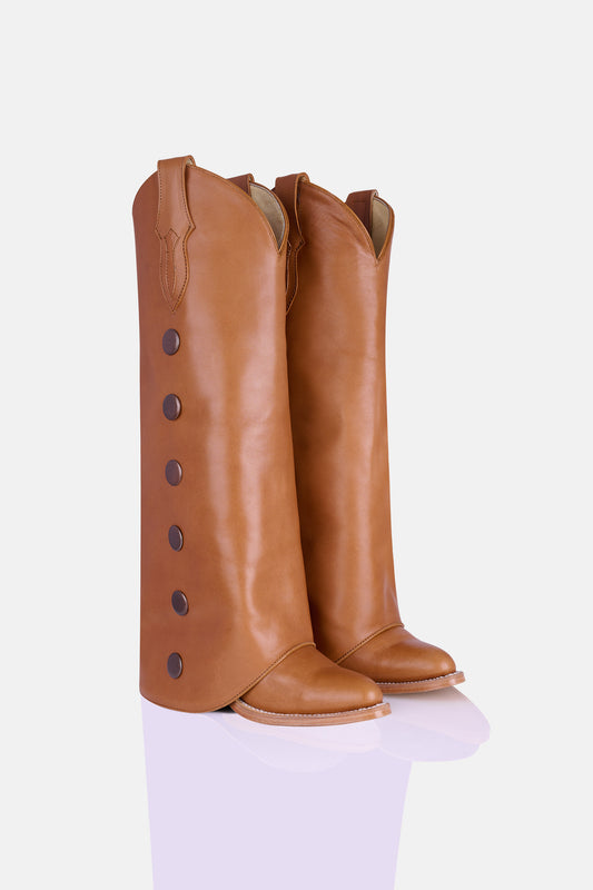 BUTTONED COWBOY BOOT