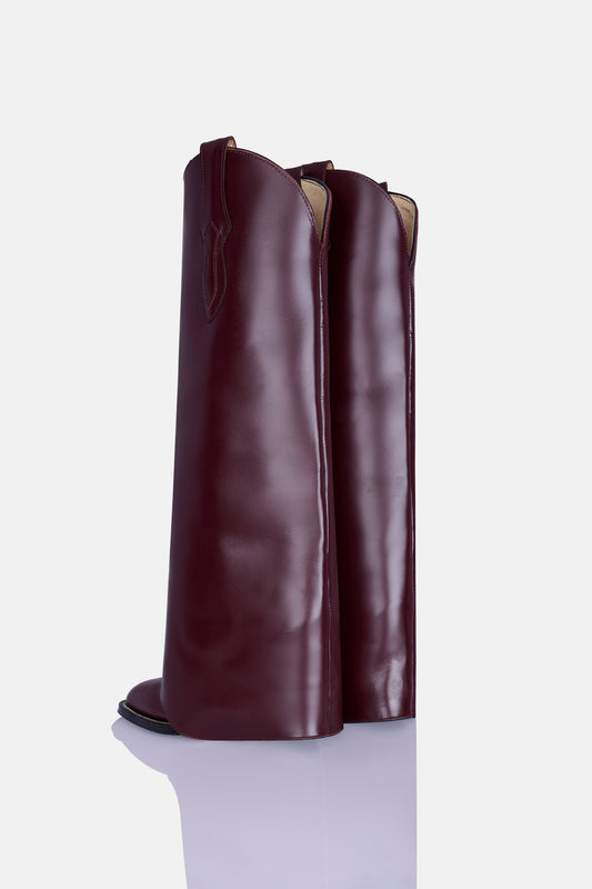 BASIC BURGUNDY COWBOY BOOTS