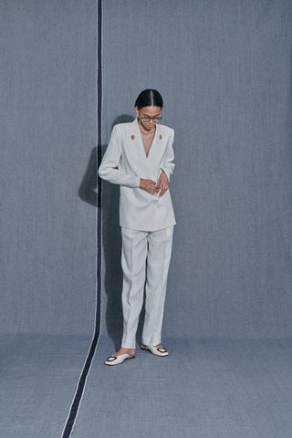 CRISTINA LINEN SUIT